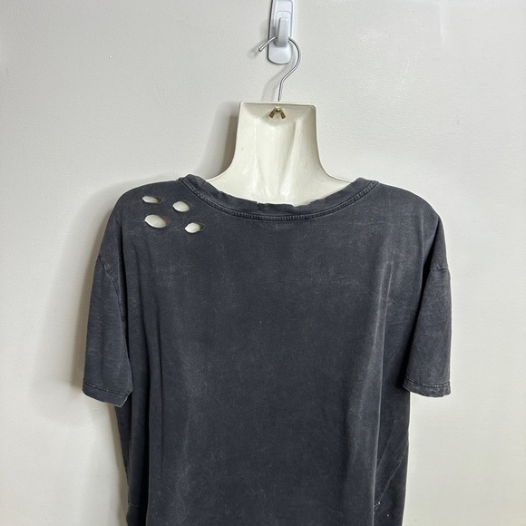 White Fox - Vintage Inspired American Grey Distressed Top Small 💛 - Picture 14 of 14